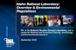 Idaho National Laboratory: Overview & Environmental ... · Idaho National Laboratory: Overview & Environmental Regulations ... Fabrication Feedstock ... Curiosity rover currently