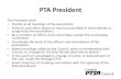 PTA President - WordPress.com President The President shall ... PTA: ABC Middle School PTA, General PTA Business ... Ink cartridge recycling program—Smith Recycling has a …