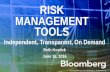 RISK MANAGEMENT es - IZFA Kostic_Bloomberg.pdf · Portfolio –Value At Risk ... Factor model based ... instruments - Bloomberg proprietary risk factor models are used to calculate
