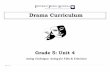 Drama Curriculum - Paterson Public Schools Arts... · 2017-01-17 · Drama Curriculum Grade 5: Unit 4 Acting Technique: ... Students learn the various components of a film script