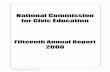 National Commission for Civic Educationnccegh.org/site/media/annualreport/pdf/Fifteenth Annual Report.pdf · The NCCE is conscious that it has a role ... intensified programmes on