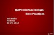QAPI Interface Design: Best Practices · QAPI Interface Design: Best Practices Eric Blake Red Hat 23 Oct 2013. 2 KVM Forum 2013 | Eric Blake Overview