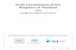 Draft Constitution of the Kingdom of Thailand · TofC xref Index Draft Constitution of the Kingdom of Thailand 2016 Unofficial English Translation This unofficial translation is provided