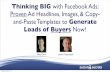 Thinking BIG with Facebook Ads: Proven Ad Headlines ... BIG with Facebook Ads: Proven Ad Headlines, Images, & Copy-and-Paste Templates to Generate Loads of Buyers Now! Matt Clark Jason
