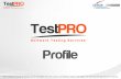 TestPRO Proile 2016 - Software Testing Servicestestproeg.com/wp-content/uploads/2016/09/TestPRO-Profile-v4.1.pdf · Mobile Test Automation Appium 4 Days . Clients . Clients . ...