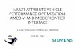 MULTI-ATTRIBUTE VEHICLE PERFORMANCE OPTIMIZATION: AMESIM ... June 26 … · performance optimization: amesim and modefrontier ... lms imagine.lab solutions ... multi-attribute vehicle
