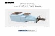 Vane pumps single double T6G - T67G - T6ZC series€¦ · Vane pumps single & double T6G - T67G ... Mounting standard Weight without connector and bracket - lbs Moment of inertia