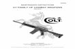 MAINTENANCE INSTRUCTIONS - Colt Canada · 10044S MAINTENANCE INSTRUCTIONS C7 FAMILY OF COMBAT WEAPONS 2005-009-220 COLT CANADA 1036 Wilson Avenue, Kitchener, Ontario, Canada, N2C