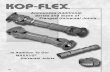 KIP Flanged U-Joints - Barmex · Flanged Universal Joints Application Experience ... KOP-FLEX® Brand Couplings. Flanged Universal Joints ... Flanged Universal Joints Selection Procedure