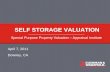 SELF STORAGE VALUATION - Greer Advisors, LLC · self storage valuation ... about cushman & wakefield‟s self storage industry group r. christian sonne, ... capital markets update