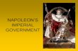 NAPOLEON’S IMPERIAL GOVERNMENT - Mentor Public …€¦ · NAPOLEON’S IMPERIAL GOVERNMENT ... to Napoleon's Kingdom of Italy, and in 1806, Napoleon ... allies to sign (July 7-9,