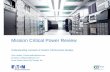 Mission Critical Power Review - UPS | Power | Cooling Criti… · • Eaton is the #2 UPS ... • Eaton 9130 • Eaton 9355 • Multi-mode • Eaton BladeUPS ... Backing up your 250kW