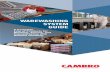 WAREWASHING SYSTEM GUIDE - Cambro€¦ · compartments that allow water and chemicals ... • Interstacks with existing racks from major ... (CM) 14,3 14,3 18,4 18,4 22,5 22,5 36