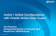 Active / Active Configurations with Oracle Active Data Guard · Active / Active Configurations with Oracle Active Data ... scn rather than v$dataguard_stats to ... Active Configurations