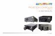 PROJECTOR CONTROLLER - Digital Projection EMEA 9 Dga Pe Pe Ce Re F J 2015 WORKING WITH INDIVIDUAL PROJECTORS Editing projector settings Projector settings are accessible from the following