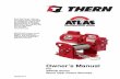 Owner’s Manual - Thern – Winches and Cranes · 2014-11-04 · Keep hands away from the drum, ... Do not jerk or swing the load. Avoid shock loads by starting and stopping the
