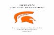 2016-17 athletic dept parent-student handbook · Parent – Student Handbook for Athletic Participation ... School events that are in line with the recommendation from the WaMac Conference.