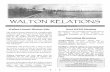 WALTON RELATIONS - Walton County Heritage … RELATIONS Volume 2, Issue 3 Walton County Genealogy Society February 2011 Walton County History Fair ... Godwin, Viola “Ola” Hall