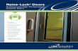 Noise-Lock Doors - IAC Acoustics Brochure_US Version_WEB.pdf · IAC Acoustics’ Noise-Lock® doors feature: ... 1/3 OCTAVE BAND CENTER FREQUENCY, HZ SOUND TRANSMISSION LOSS, DB NOISE