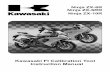 Kawasaki FI Calibration Tool Instruction Manual - …KRT,ZX10r,09/08-10 ZX-10r FI Cal... · Kawasaki FI Calibration Tool Instruction Manual. ... P/No. 26031-0325 (1) Racing Main Harness