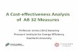 A Cost effectiveness Analysis of AB 32 Measures · Amul Sathe, 6/1/2008. ... further analysis to reflect the true social cost of the measures. ... – TRC Ratio: Profitable for utility