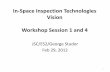 In-Space Inspection Technologies Vision Workshop Session … · In-Space Inspection Technologies Vision Workshop Session 1 and 4 ... – “Blind” Spots ... EVA Translation Path
