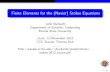 Finite Elements for the (Navier) Stokes Equations Elements for the (Navier) Stokes Equations ... stokes