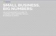 SMALL BUSINESS, BIG NUMBERS - Insureon · FREELANCERS & SMALL BUSINESSES: ... business clients and tips for ensuring that those new ... when choosing a CPA, ...