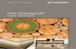 wood fibreboards - HOMANIT · produce FSC® and PEFC certified wood fibreboards for our customers, on request. manUFaCTUrinG ... compares the technical data of HDF and MDF boards.