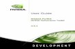 NVPerfKit User Guide - NVIDIA Developer 4.5.1 1 December 2015 Introduction NVIDIA PerfKit SDK allows graphics developers access to low-level NVIDIA GPU performance counters and NVIDIA