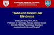 Transient Monocular Blindness - NOVEL: Home · Transient Monocular Blindness a . Herald Symptom of Stroke . to the . Brain and / or Eye . 937-2 . Arterial supply of optic ... proximal