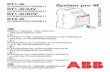 DT1-IK System pro M - ABB Ltd · System pro M. 10.2006. 1 Technical specifications Product delivered with current time and date set. Automatic change of winter/summer time . Programming