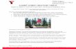 YMCA Calgary Camp Chief Hector YMCA Summer Camp …€¦ · Camp Chief Hector YMCA is an award-winning outdoor center entering its 84th year. ... alcoholic beverages, other sleeping