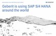 Manfred Bantle, Head of SAP Servicecenter, Geberit Geberit ... · Overview Geberit SAP at Geberit Projekt Migration to SAP S/4HANA SAP S/4 HANA Operation and Experiences ... 15.03.2014
