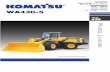 3 WA430-5 - Komatsu Ltd. manufactures the engine, torque converter, transmission, hydraulic units, electric parts, and even each bolt on this ... WA430-5 ...