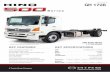 GH 1728 - Hino€¦ · Model Hino J08E-VD Max output ... Service reminders Warnings Faults ... Model Hino GH 1728 Auto 6 speed manual 9 speed manual