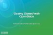Getting Started with OpenStack - … · Getting Started with OpenStack Charles Eckel, Cisco DevNet (eckelcu@cisco.com)