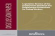 Legislative Review of the Employment Standards Act ...€¦ · R Legislative Review of the Employment Standards Act: Employment Protections for Young Workers September 2016 Post-Secondary
