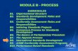 MODULE B - PROCESS - ASME · 2010-11-19 · MODULE B - PROCESS SUBMODULES B1. Organizational Structure ... – B31.3 Process Piping Code referenced in ISO 15649:2001, ... THE TC SECRETARIAT