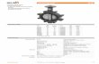 Overview of types - belimo.eu ·  T5-D6..NL • en • v2.1 • 05.2012 • Subject to changes 1 / 4 Technical data sheet D6..NL Lug type butterfly valves, for shut-off functions