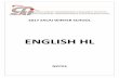 ENGLISH HL - SACAI HOME LANGUAGE WINTER SCHOOL 2017 INDEX The Literary essay Poetry essay Unseen Poetry Prescribed Poetry The Good-morrow And death shall have no dominion Remembrance