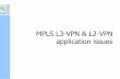 MPLS L3-VPN & L2-VPN application issues - TERENA · • RFC 2547 – RFC 2547bis ... • RFC 3107 Label information with BGP !!! ... – draft-martini-l2circuit-encap-mpls-04.txt
