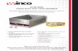 # FW-S500 1200W ELECTRIC FOOD WARMER - …images.cooksdirect.com/Manuals/Winco_FW-S500_Spec.pdf# FW-S500 1200W ELECTRIC FOOD WARMER With highly e˜cient heating distribution, Winco’s