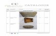 CATALOGUE - catharinacarolina.com€¦ · D1 Colour/Stained Animal Heads ... Light Grey/White Candle Stick 18cm Charcoal Grey ... G29 Clear Square Vase 15x15cm
