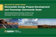 Renewable Energy Project Development and Financing ... · Renewable Energy Project Development and Financing: Community Scale Detailed Hypothetical Example of How to Use ... •Estimate