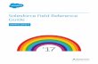 Salesforce Field Reference Guide · Salesforce Field Reference Guide Salesforce, Spring ’17 ... For more technical details, ... This object is available in API version 30.0 and
