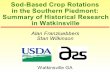 Sod-Based Crop Rotations in the Southern Piedmont: … the Southern Piedmont: Summary of Historical Research in Watkinsville ... • Bert H. Hendrickson ... Microsoft PowerPoint -