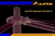ALFIX Modul PLUS II · 1 Jádrem systému Modul Plus II je modulový styčník firmy Alfix. Osvědčený princip klínového zámku zajišťuje tvarově stálé a pevné spojení,
