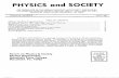 PHYSICS and SOCIETY - APS Physics | APS Home · PHYSICS and SOCIETY . THE NEWSLETTER OF THE FORUM ON PHYSICS AND SOCIETY, PUBLISHED BY THE AMERICAN PHYSICAL SOCIETY, 335 EAST 45th