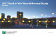2017 Bank of the West Millennial Study · The Millennial Mindset: ... 2017 Bank of the West Millennial Study: Financing the American Dream. 26 85% of Millennials are confident they
